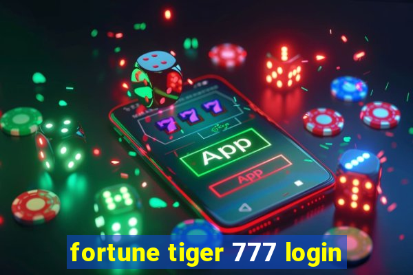 fortune tiger 777 login